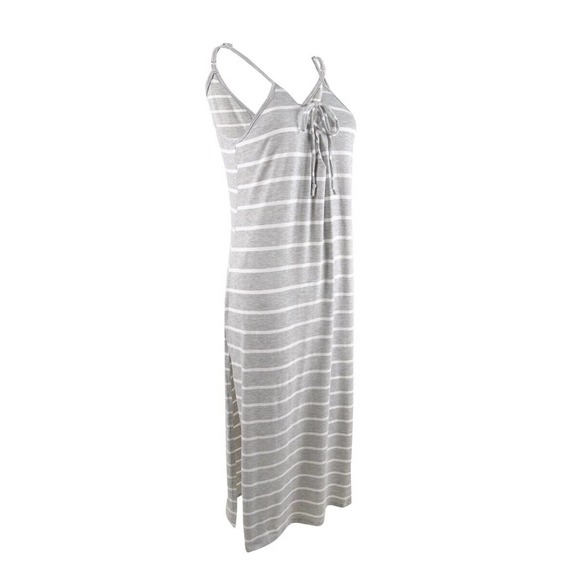 Miken Women's Striped Dress Swim Cover-Up Size Medium - Picture 3 of 4